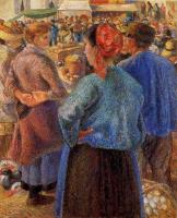 Pissarro, Camille - The Poultry Market at Pontoise